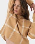 Evia Mock Neck Knit Jumper