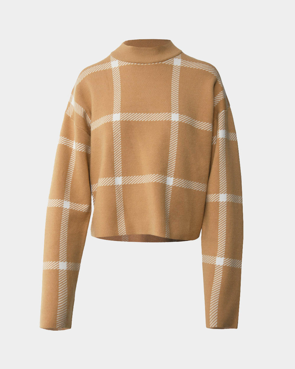 Evia Mock Neck Knit Jumper