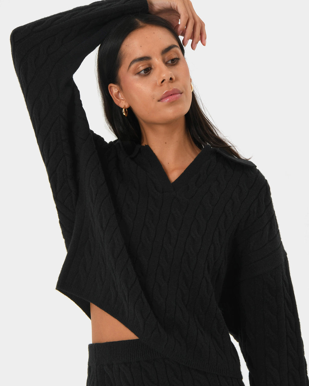 Honesty Cable Crop Jumper