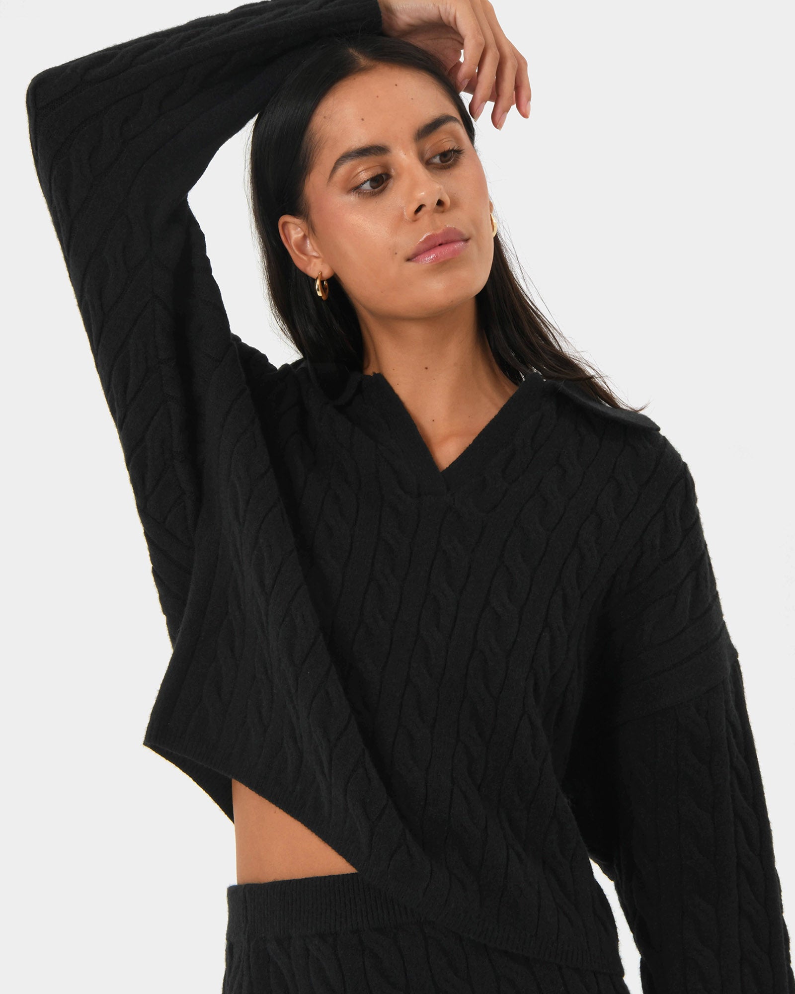Honesty Cable Crop Jumper