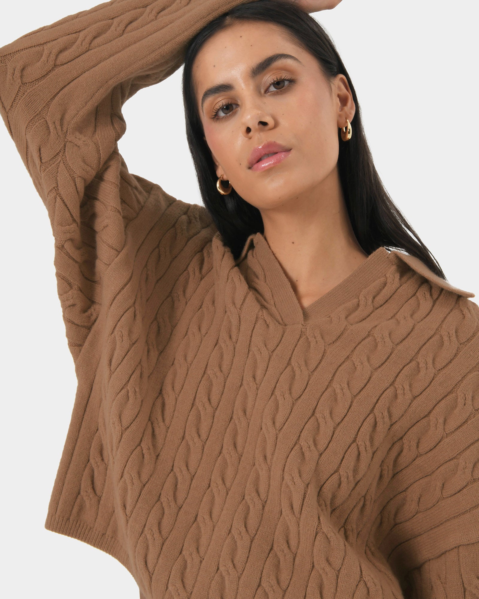 Honesty Cable Crop Jumper
