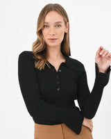 Anika Polo Knit Top