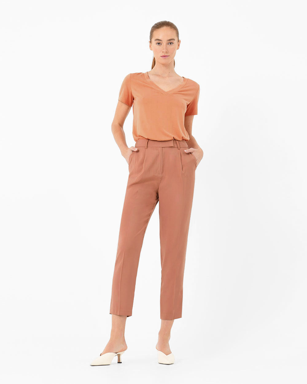 Ellen High Waist Trousers
