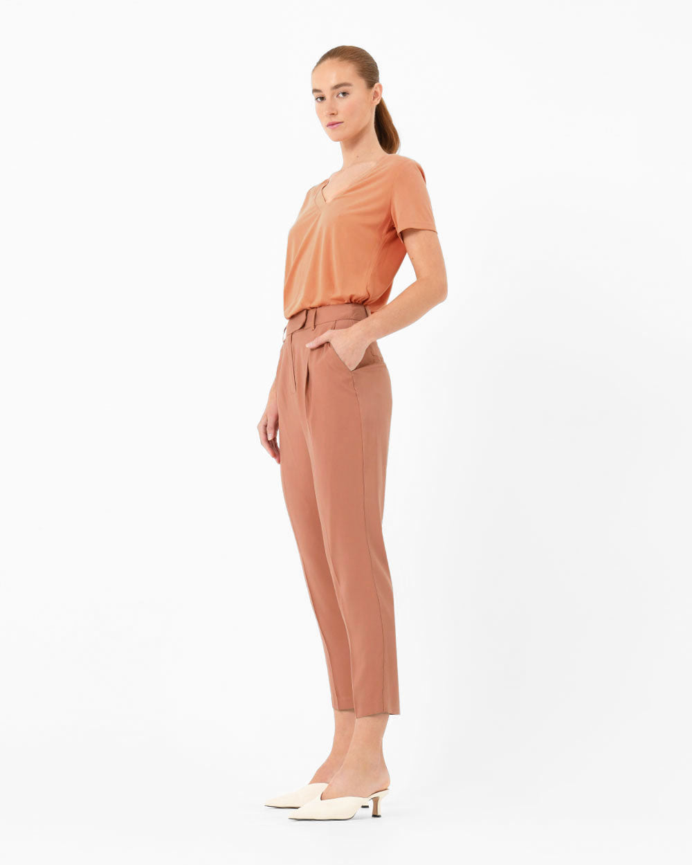 Ellen High Waist Trousers