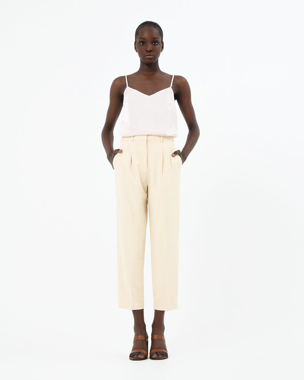 Krystal Pleat Front Pants