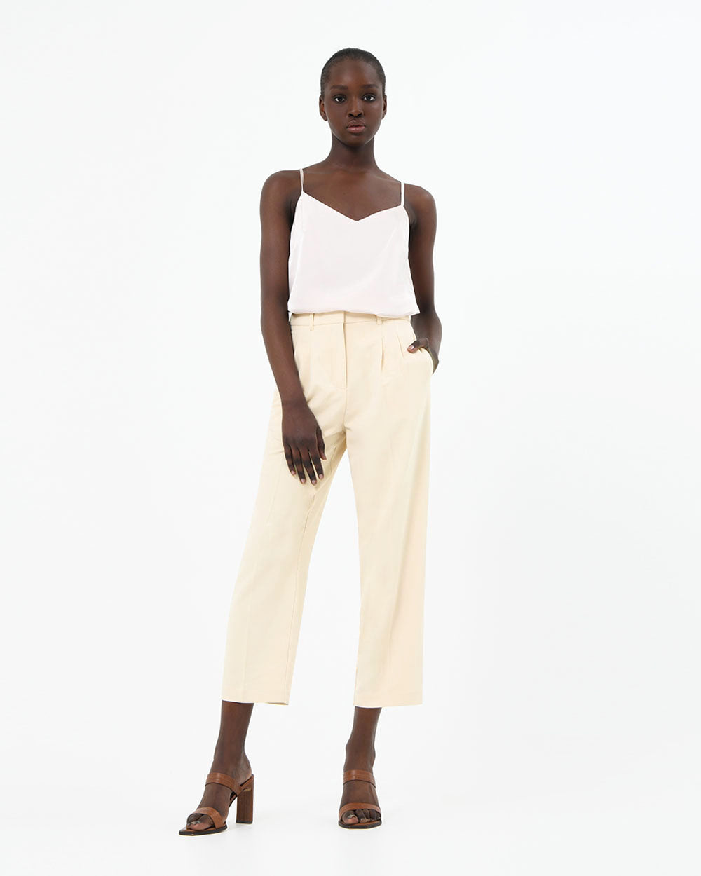 Krystal Pleat Front Pants