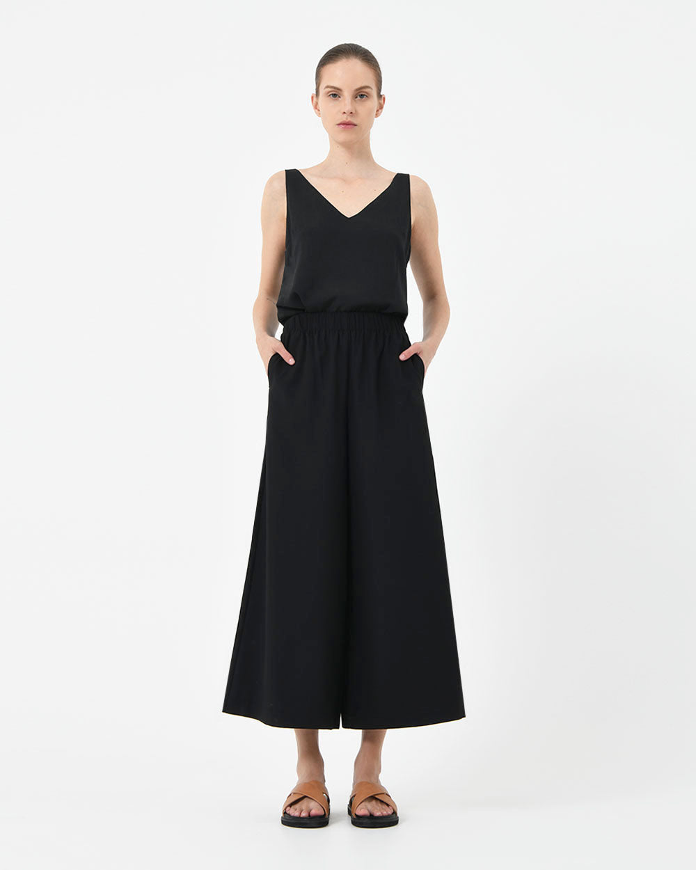 Dixie Cropped Palazzo Pants