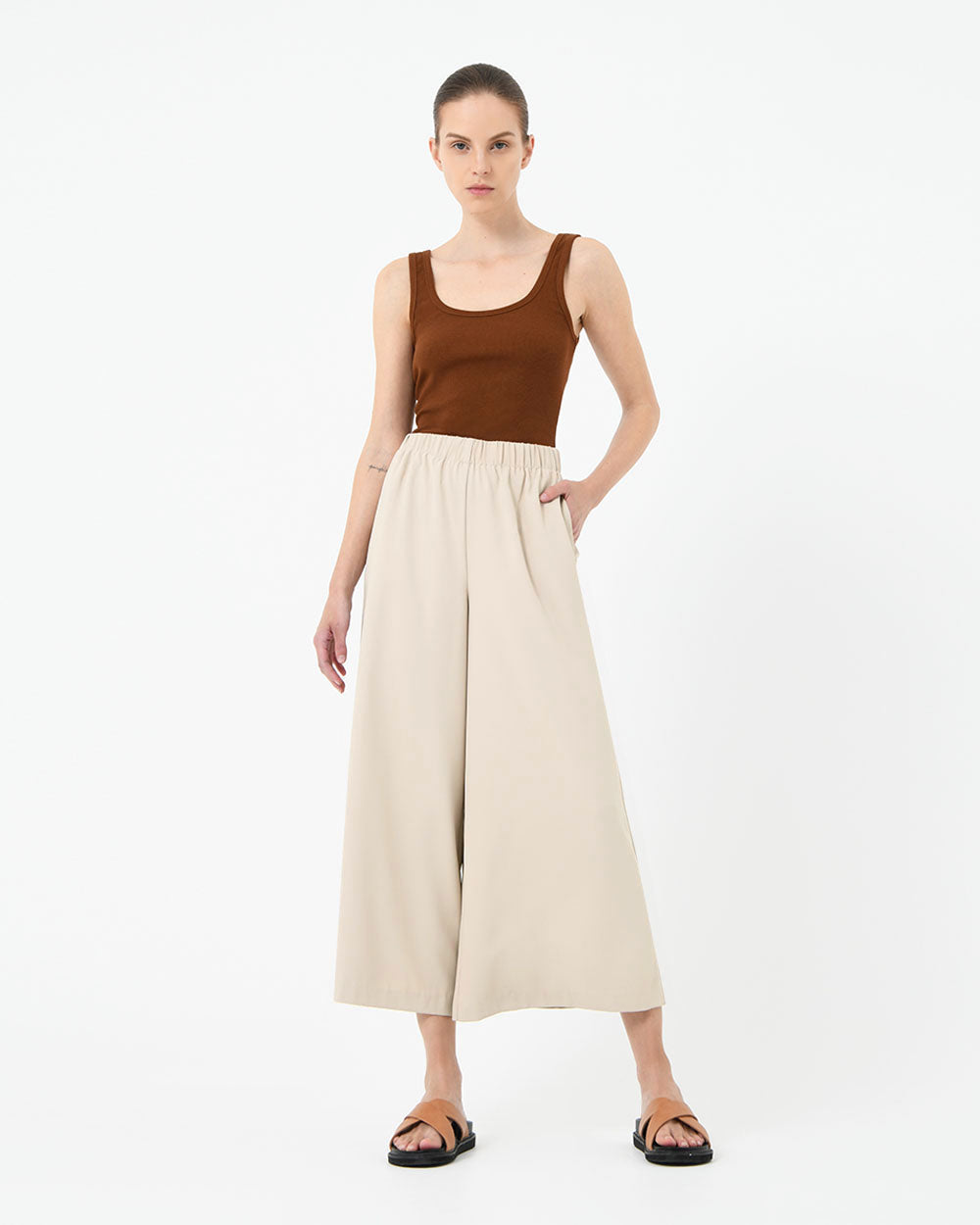 Dixie Cropped Palazzo Pants