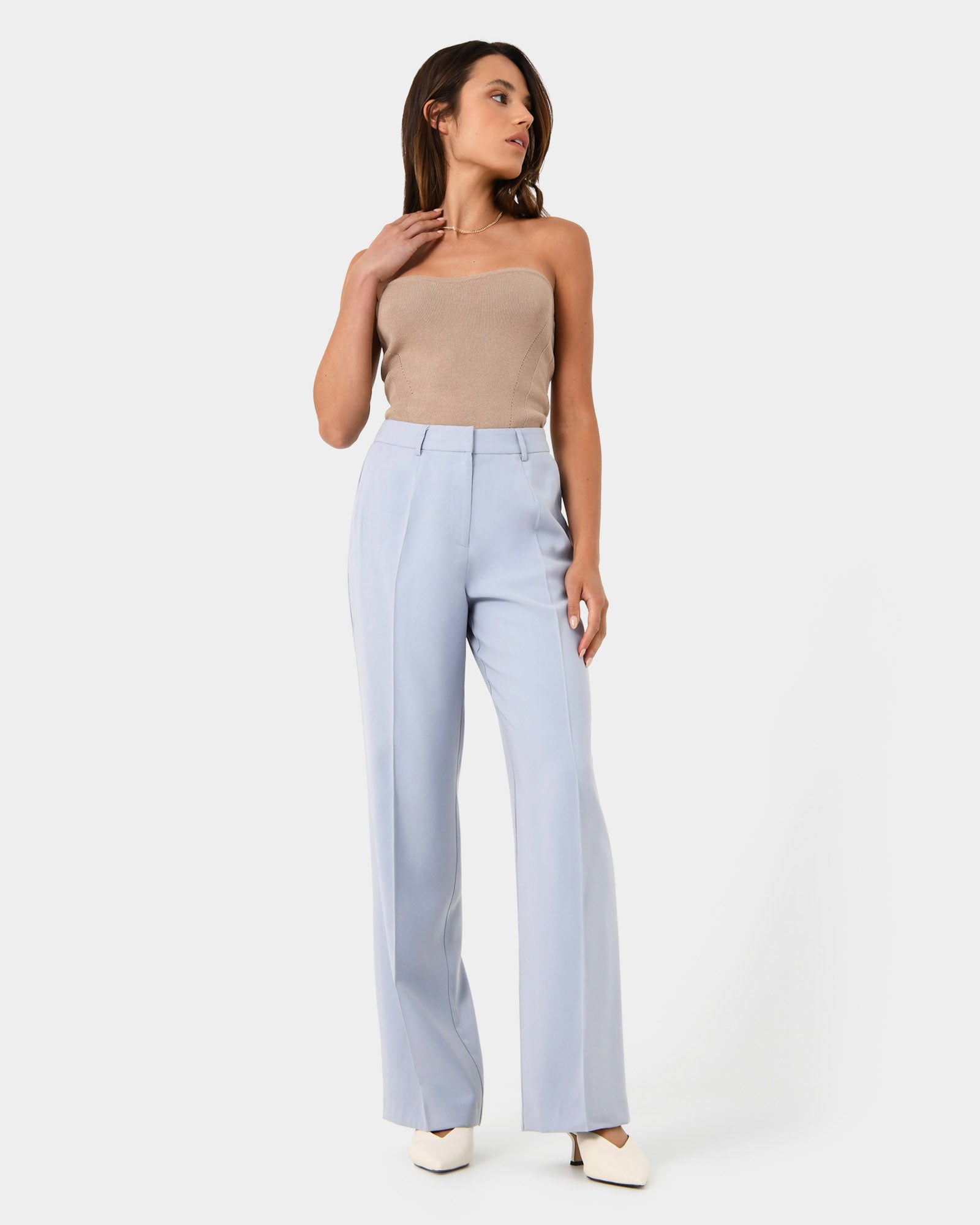 Jakie Wide-Leg Trousers