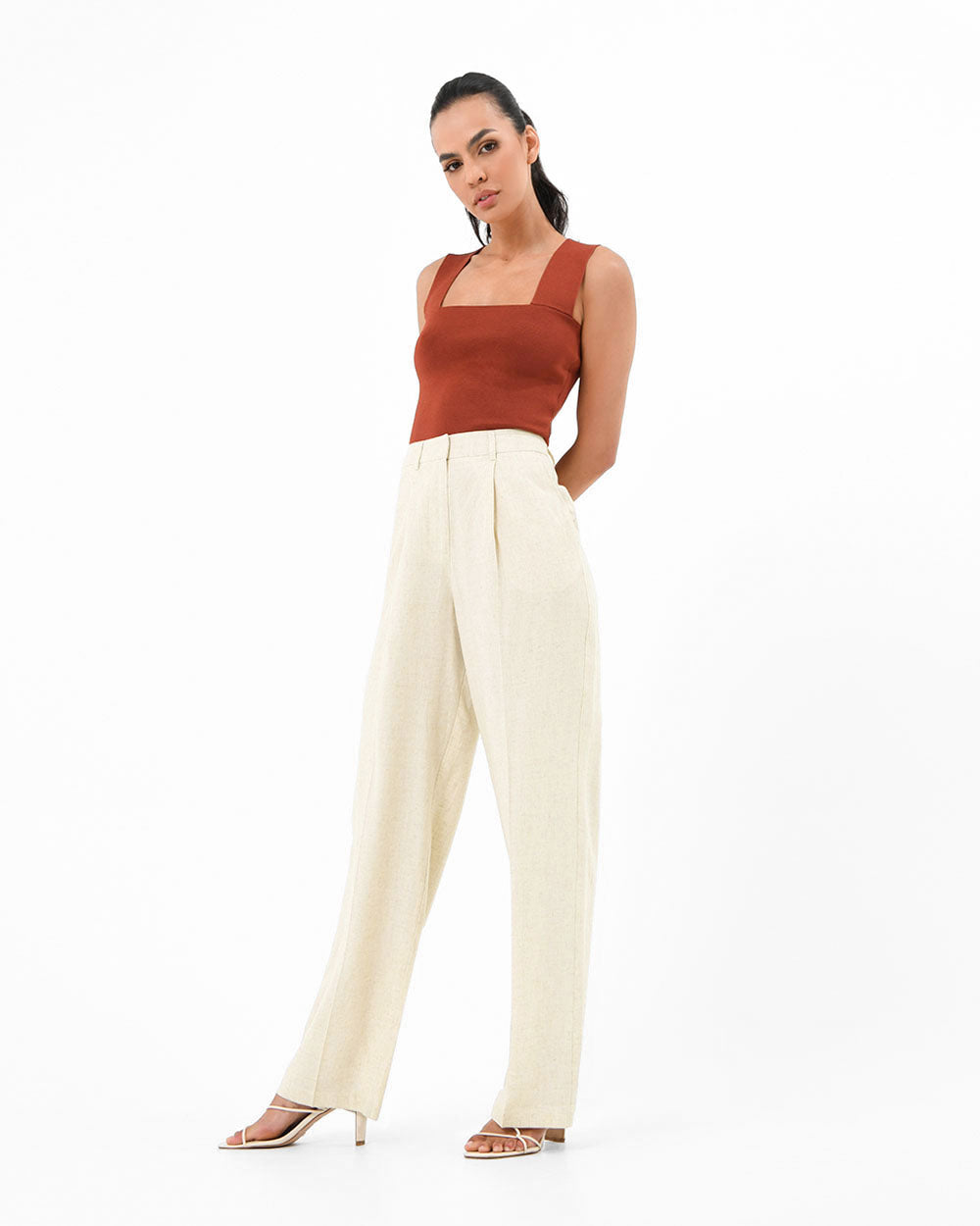 Lilit Linen Chambray Pant