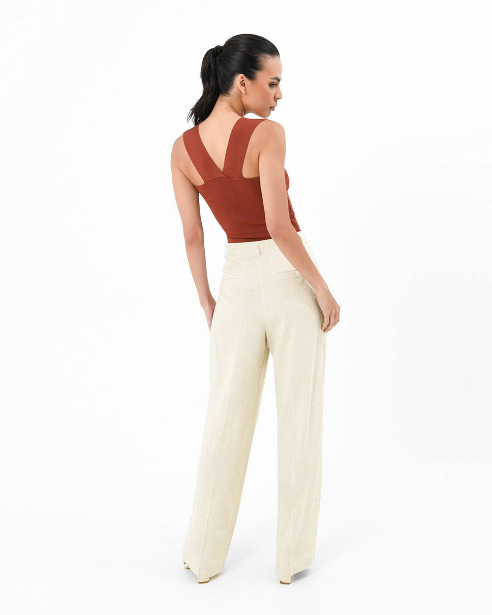Lilit Linen Chambray Pant