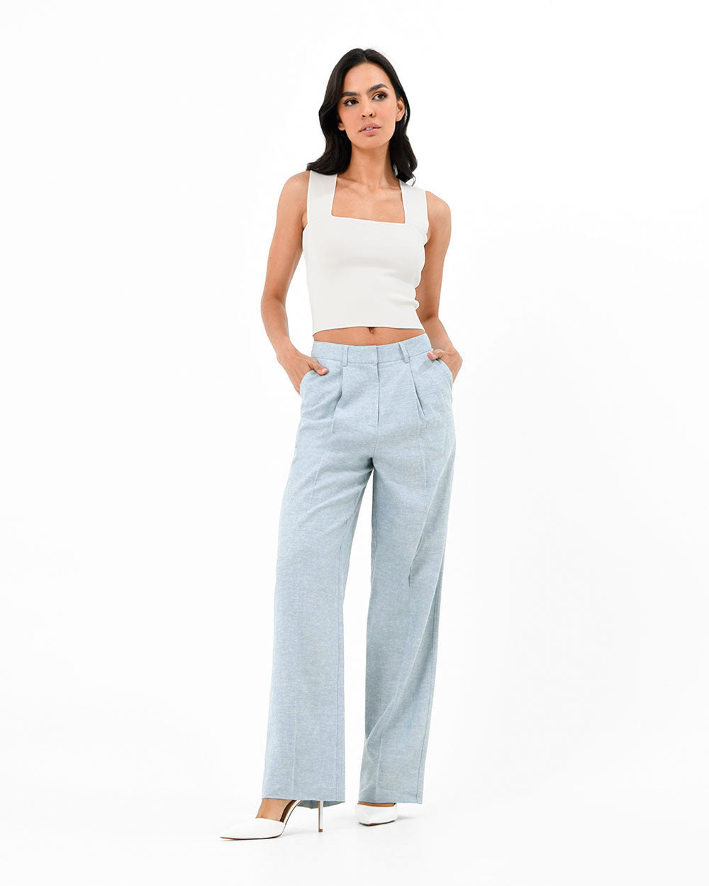 Lilit Linen Chambray Pant