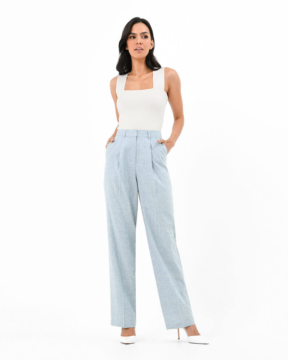 Lilit Linen Chambray Pant
