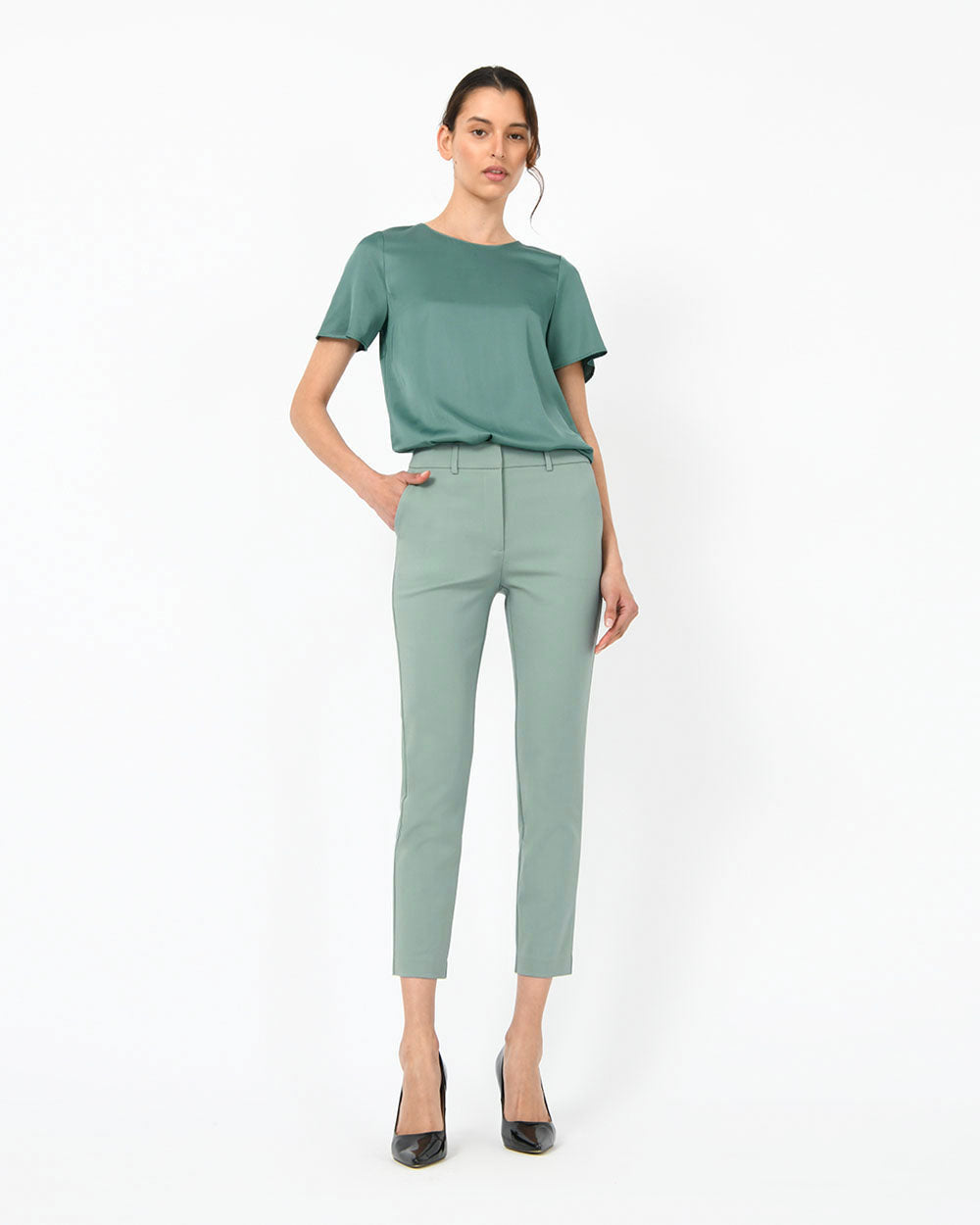 Safira High-Waist Trousers