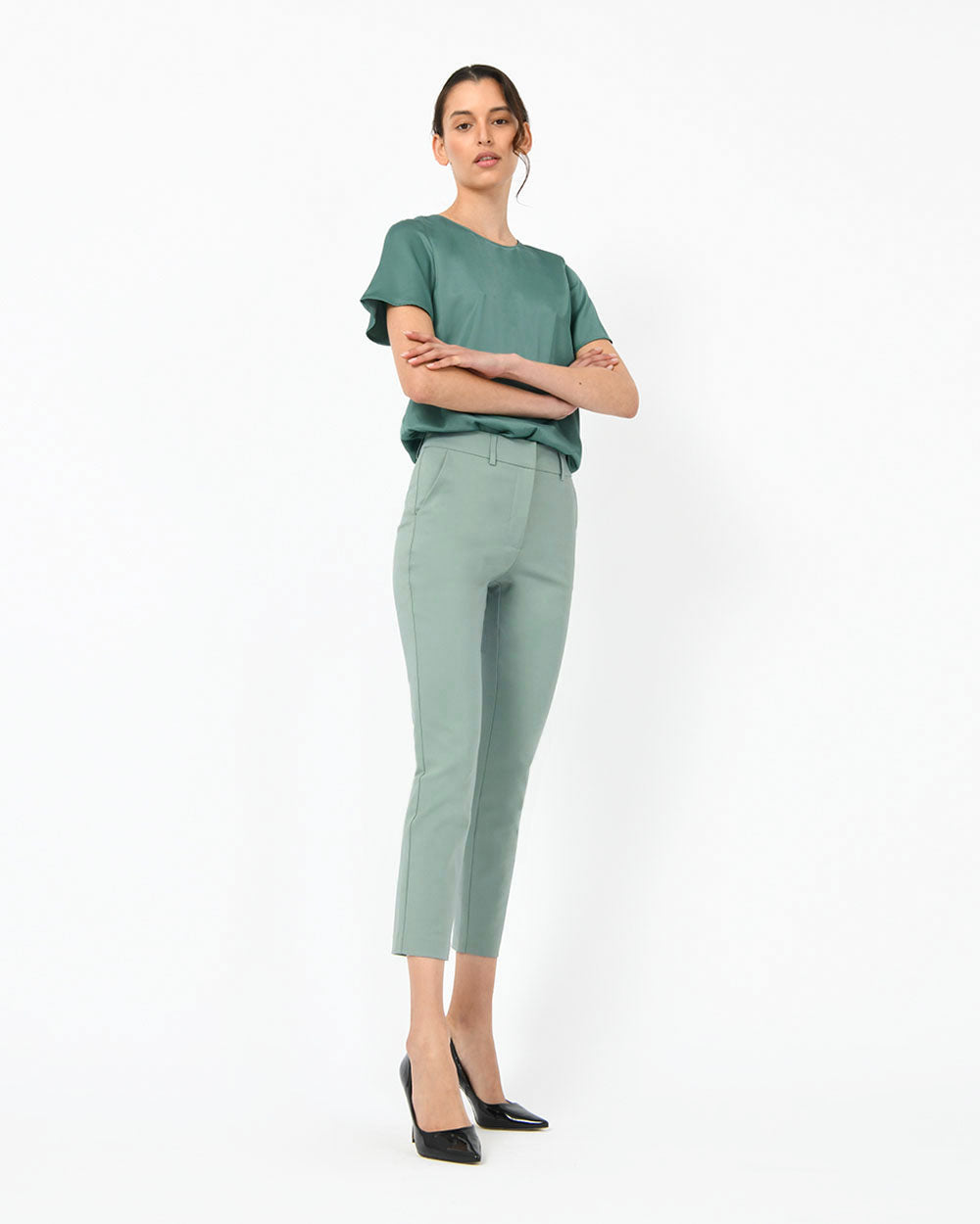 Safira High-Waist Trousers