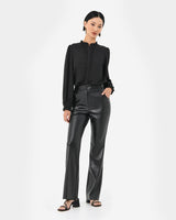 Racquel Faux Leather Pants