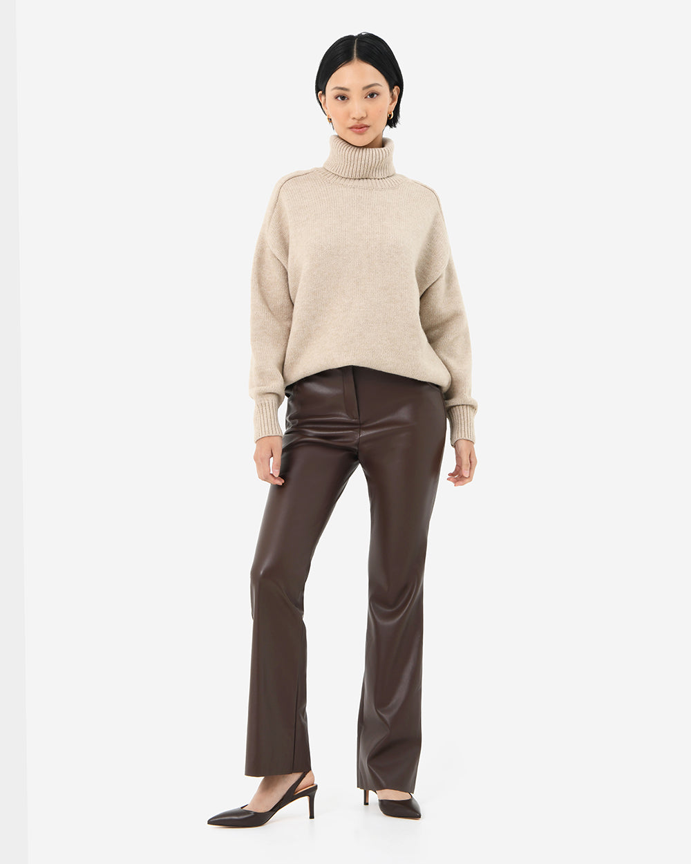 Racquel Faux Leather Pants