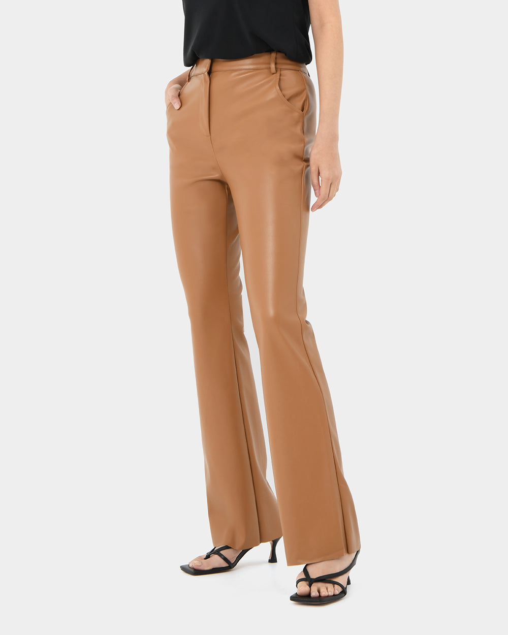 Racquel Faux Leather Pants