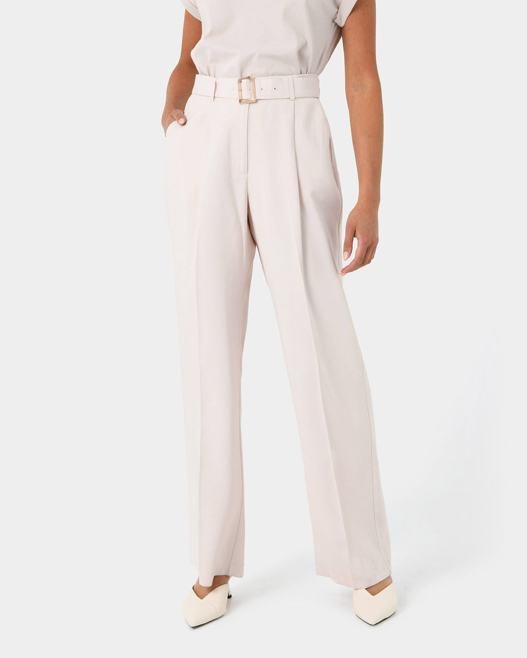 Anali Belted Wide Leg Trousers