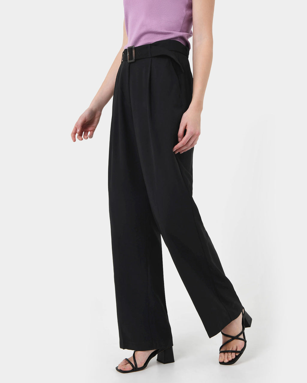 Anali Belted Wide Leg Trousers