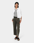 Mazzy Cotton Belted Trousers