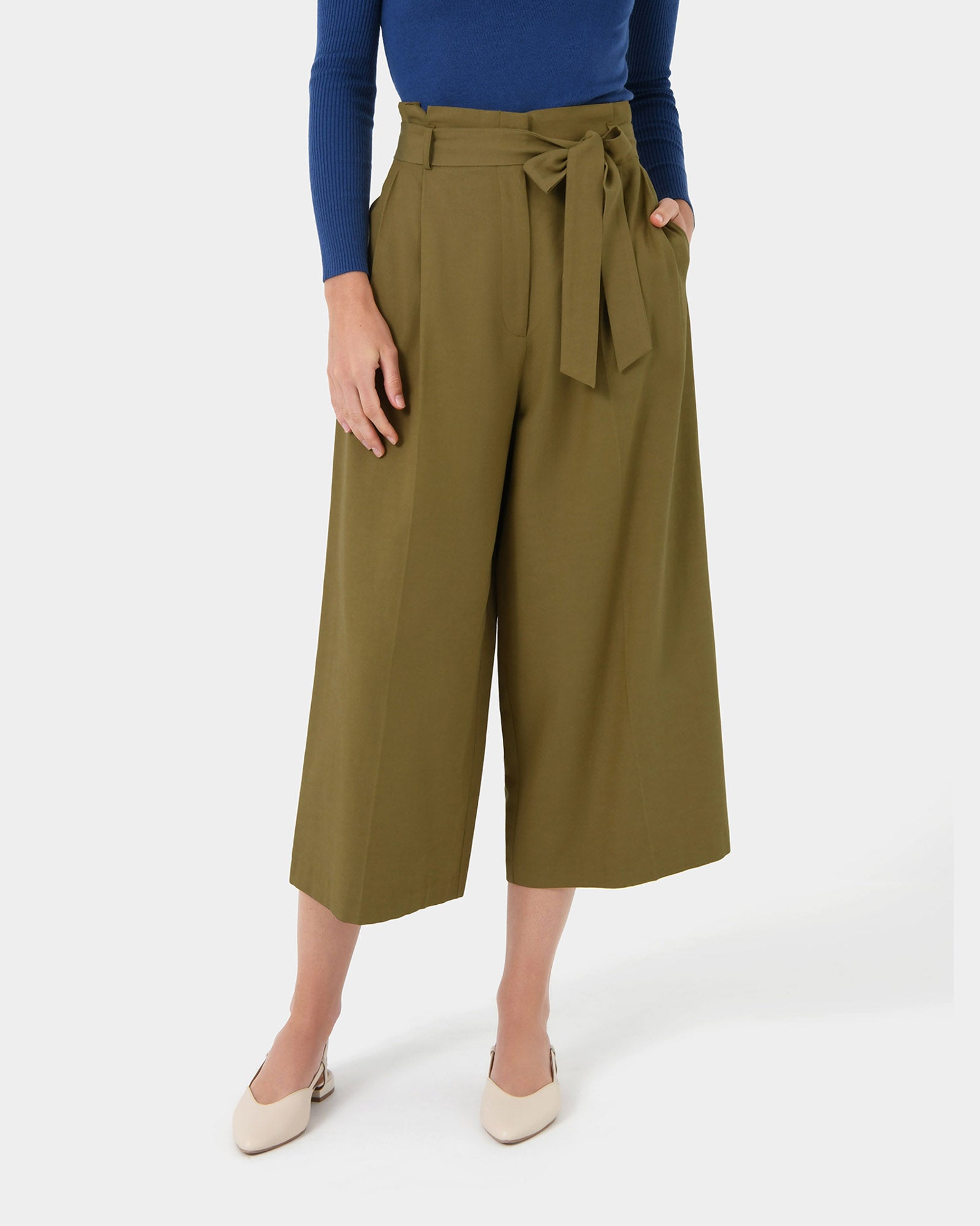 Novah Paper Bag Waist Culotte