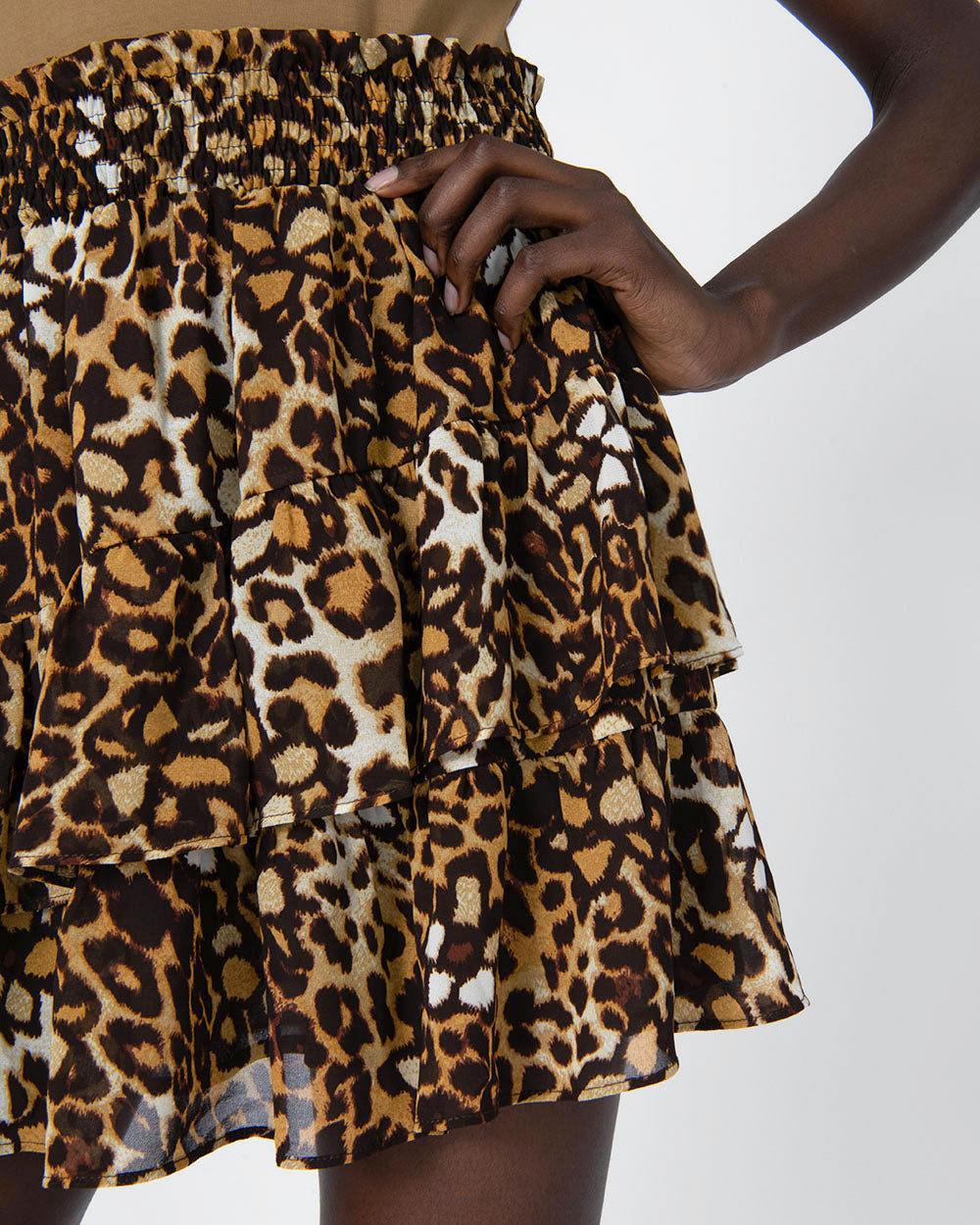 Janice Tiered Smock Skirt