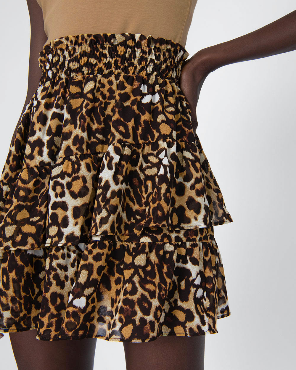Janice Tiered Smock Skirt