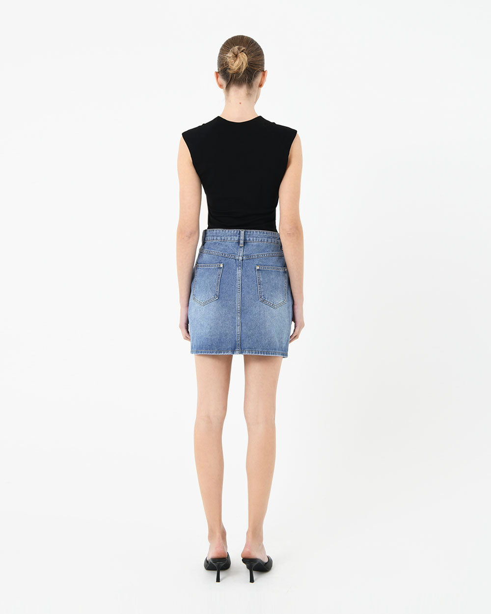 Thessy Denim Mini Skirt