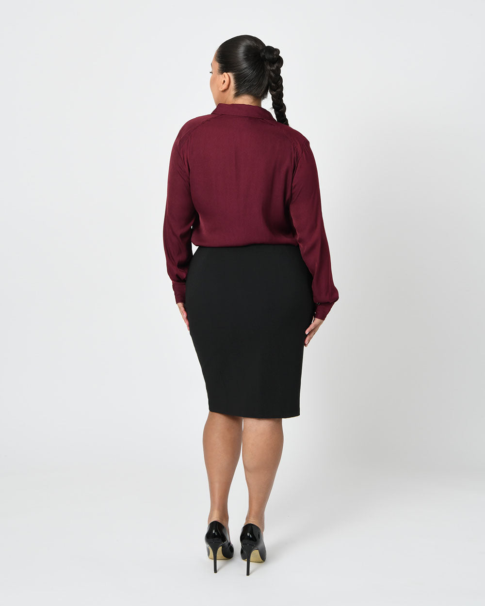 Eryn Front Zip Pencil Skirt