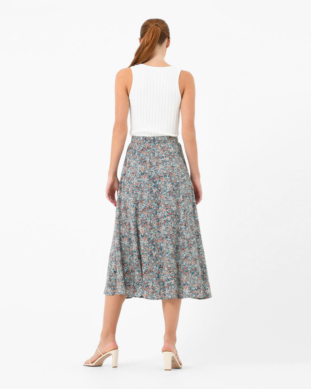 Cielo Printed Midi Skirt