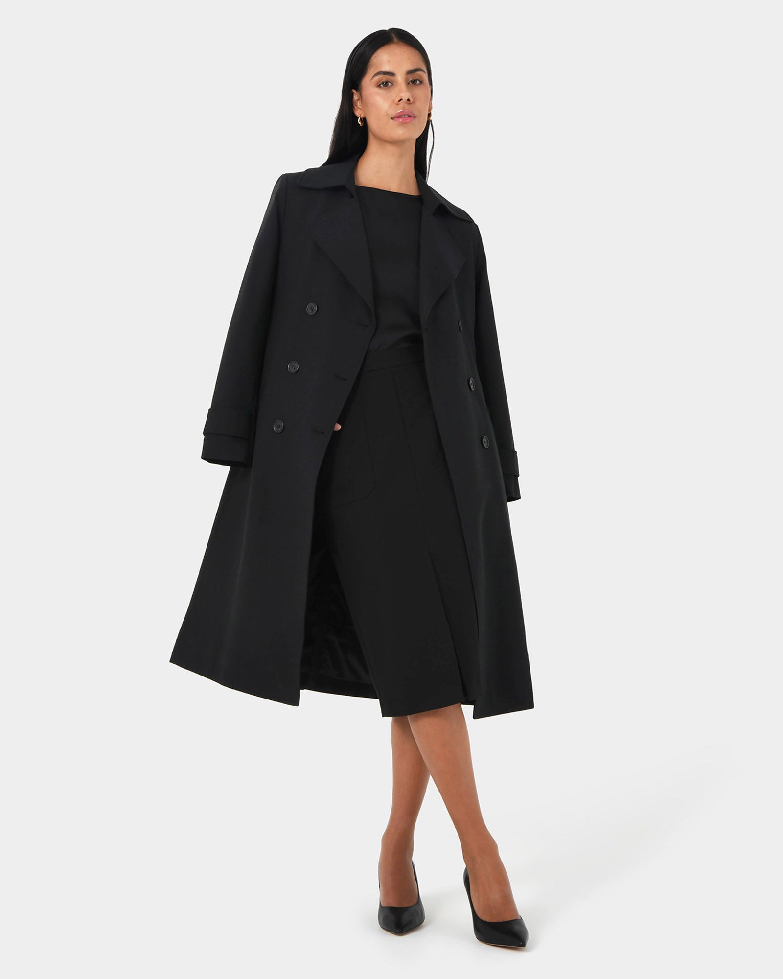 Orlanda Front Slit Skirt