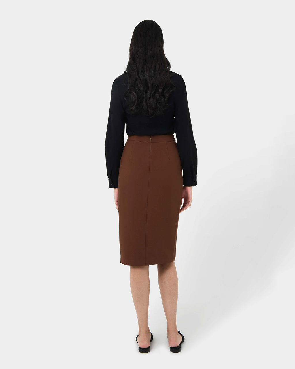 Orlanda Front Slit Skirt