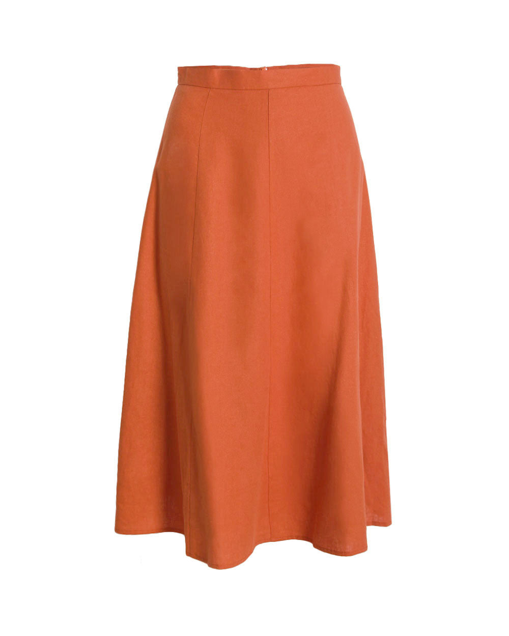 Claudia Linen A-Line Skirt