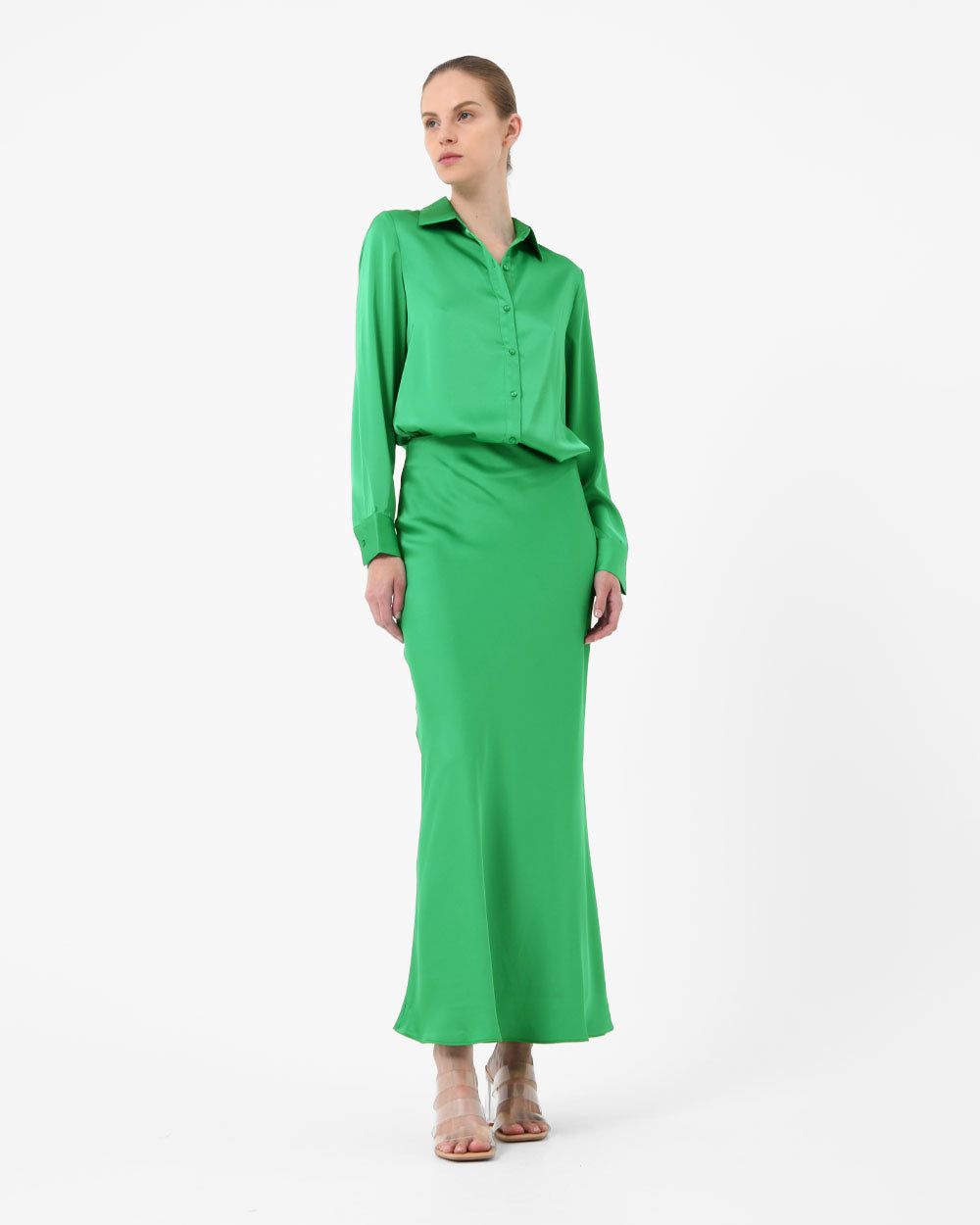 Coco Maxi Bias Skirt