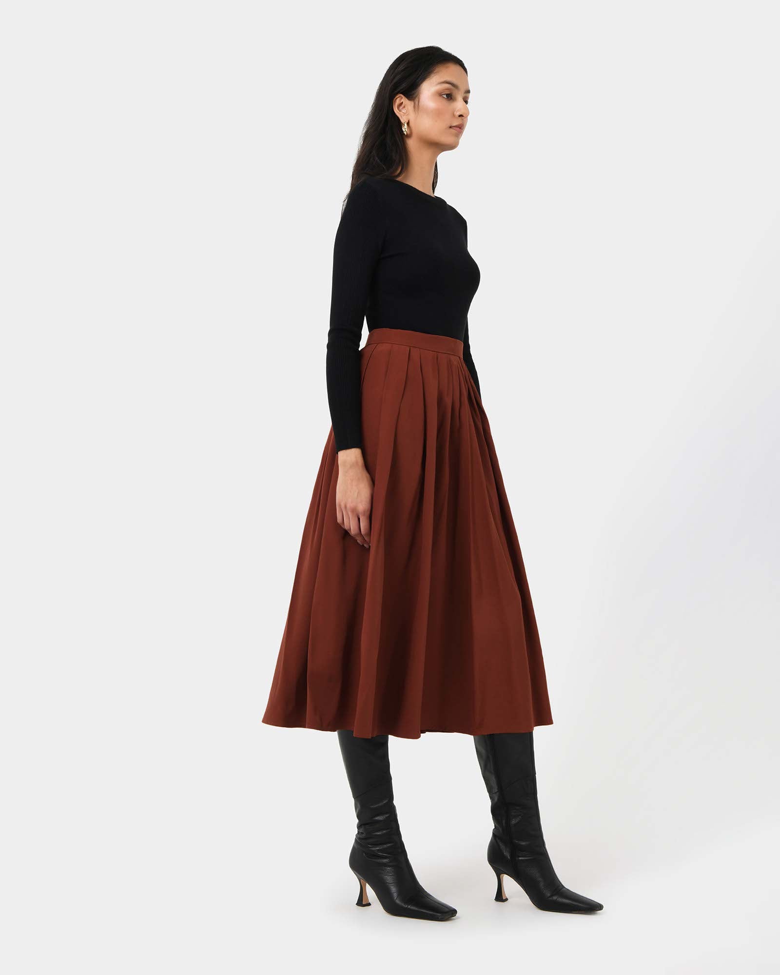 Annalia Pleated Skirt