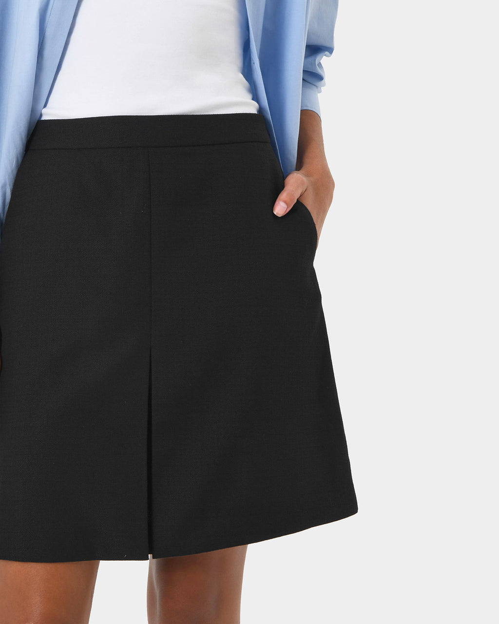 Venti Front Slit Skirt