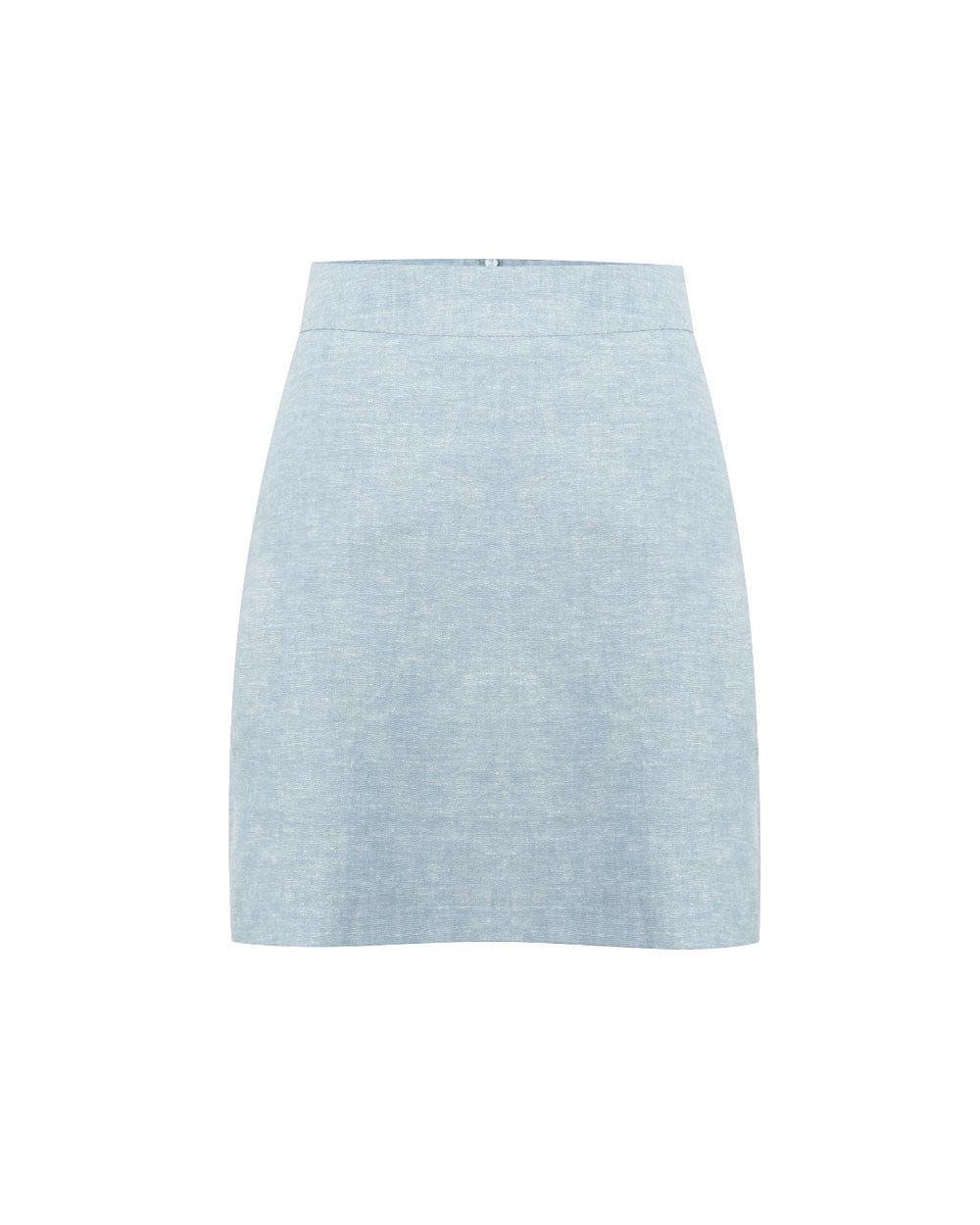Lilit Linen Chambray Skirt