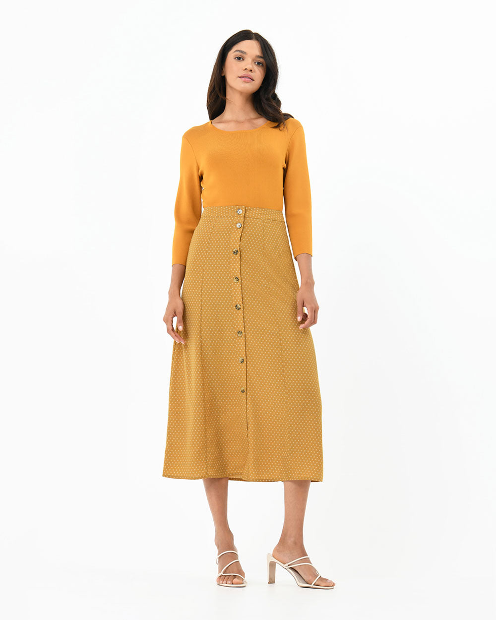 Nellie Buttons Skirt