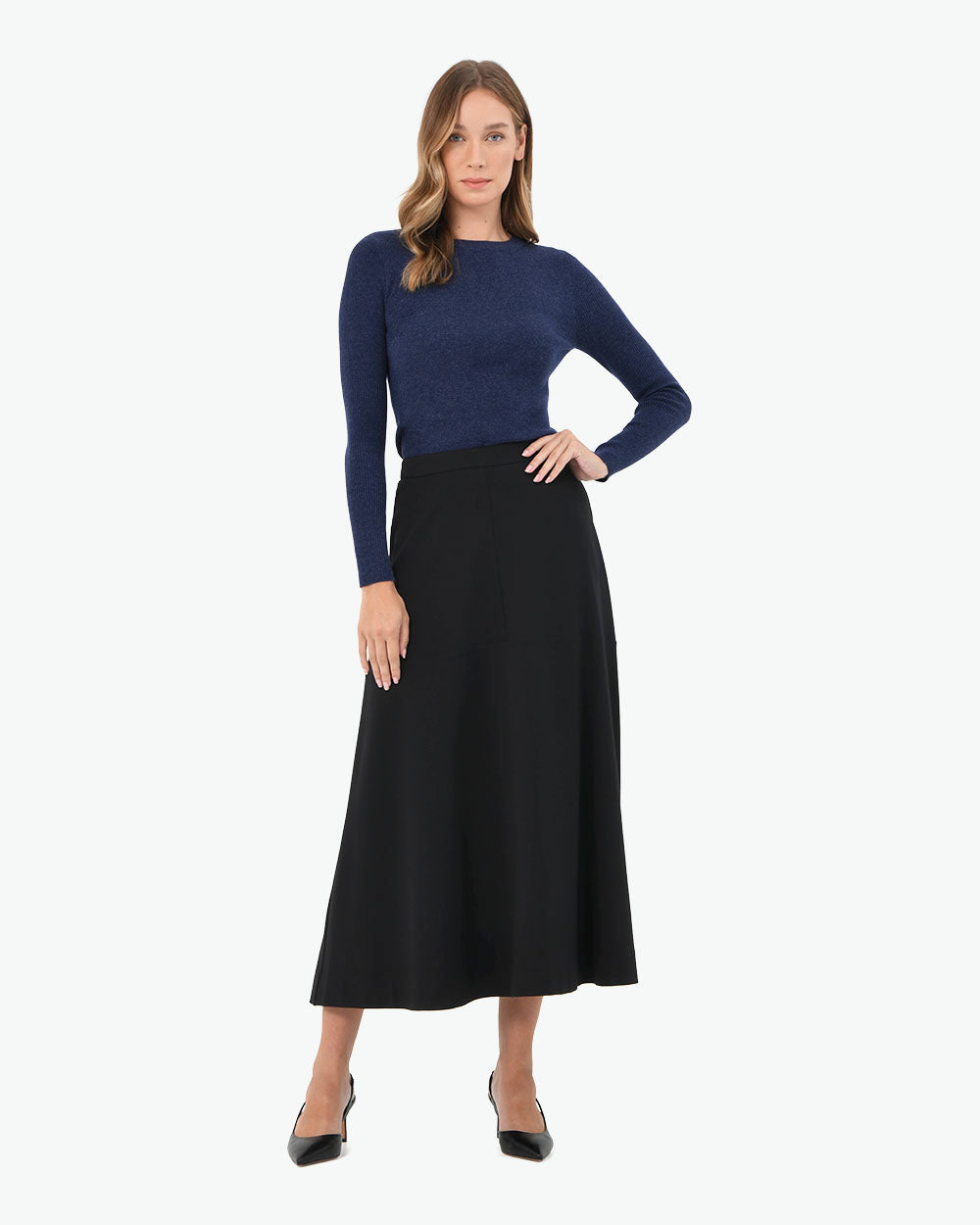 Wynter Ponte Maxi Skirt