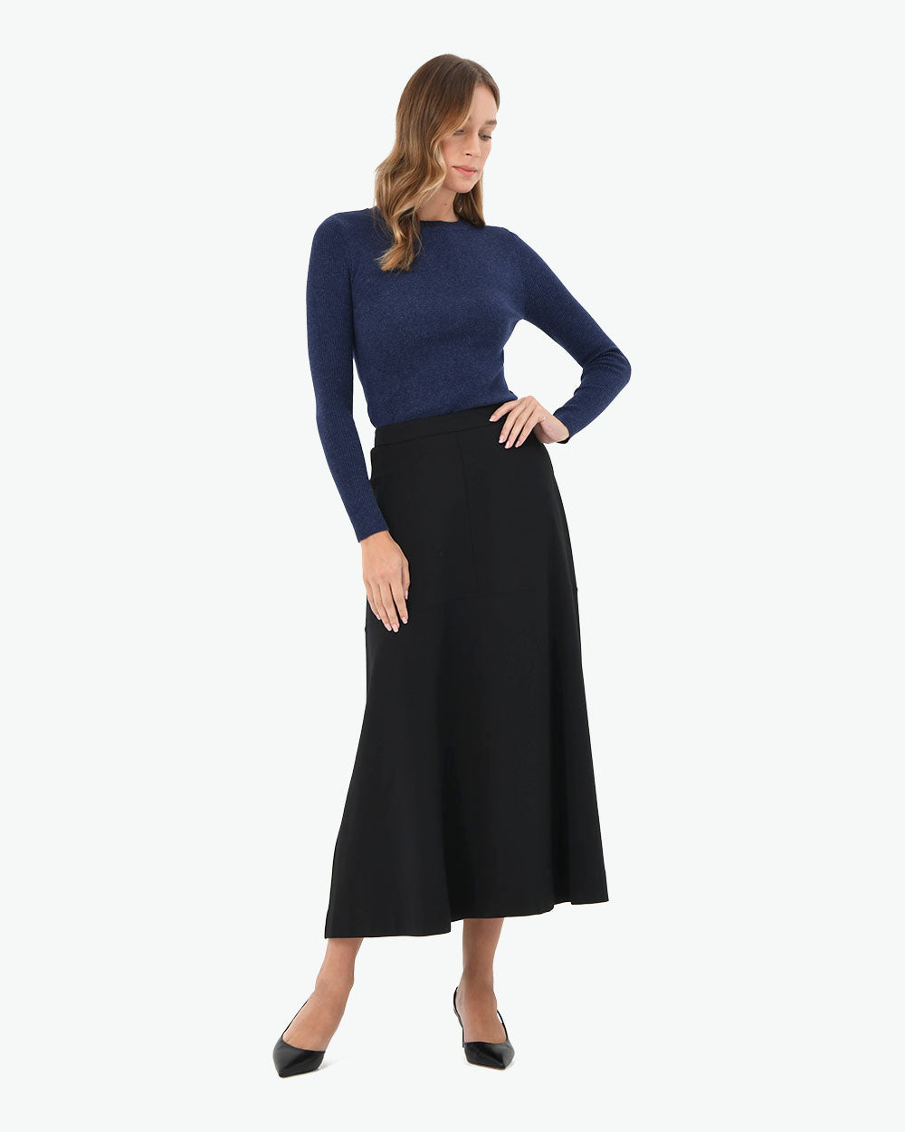 Wynter Ponte Maxi Skirt