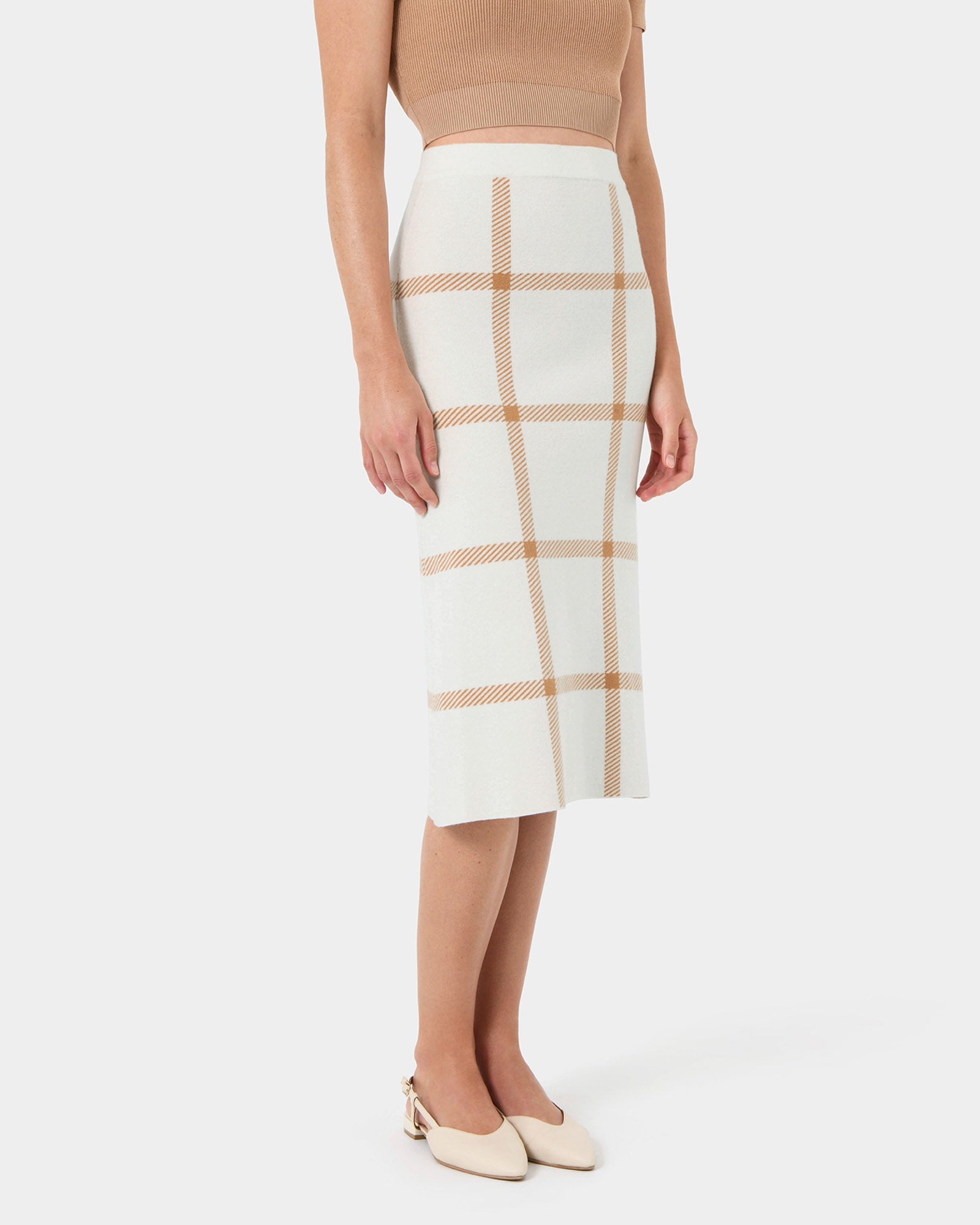 Evia Midi Knit Skirt