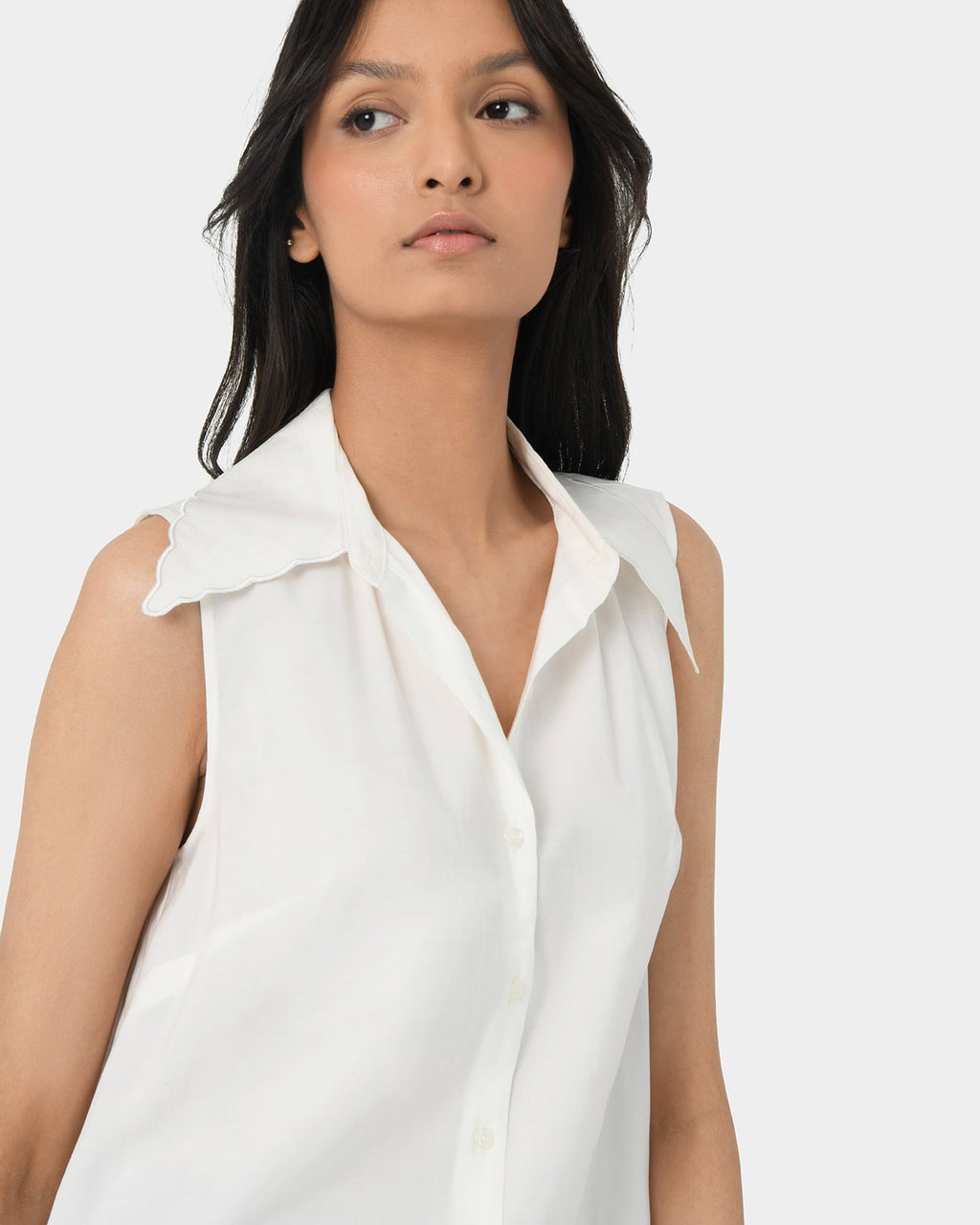 Dolores Collared Top