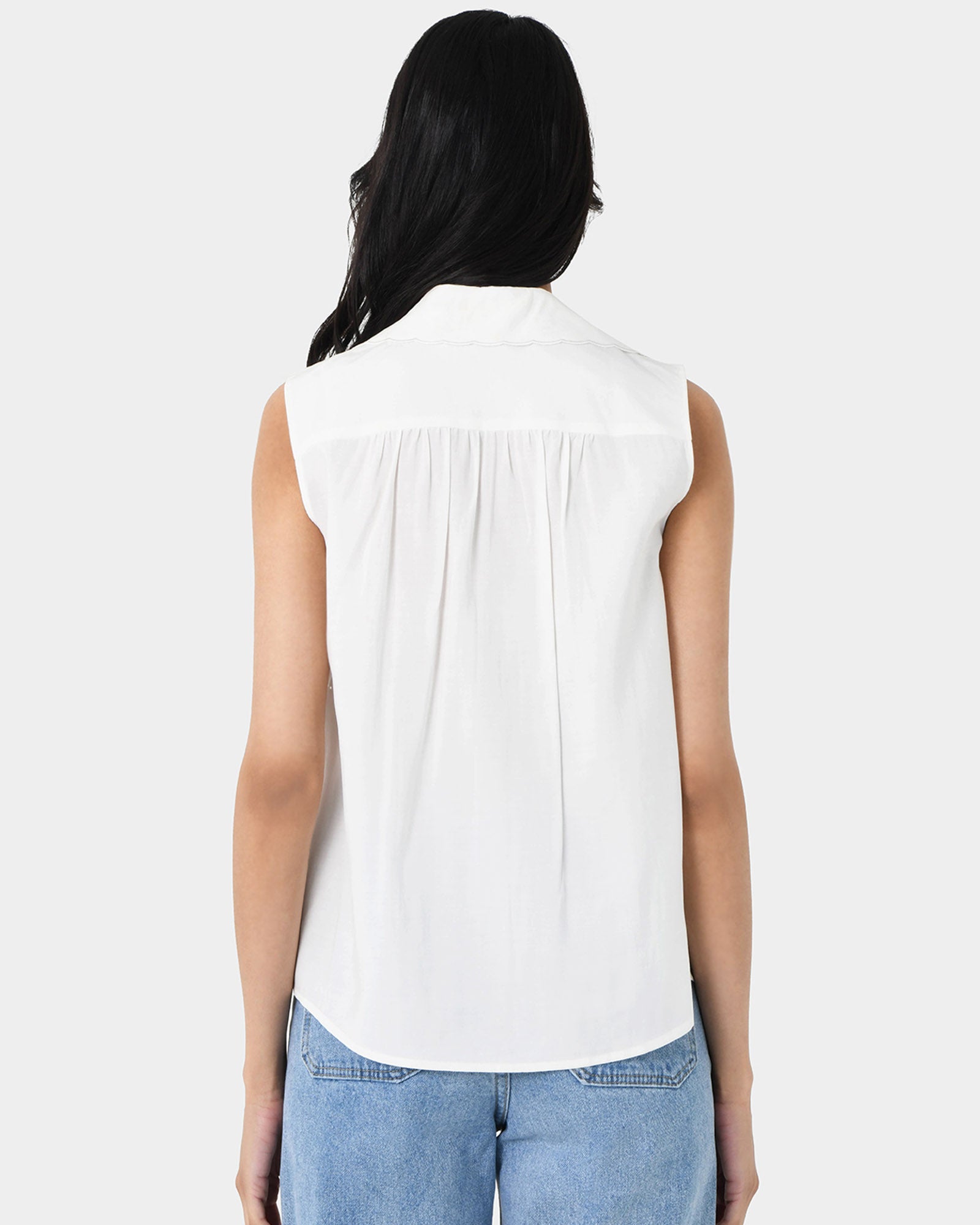 Dolores Collared Top