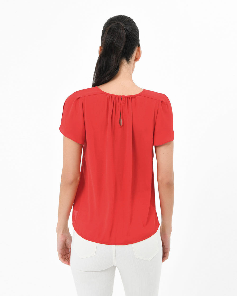 Karen Key Hole Blouse