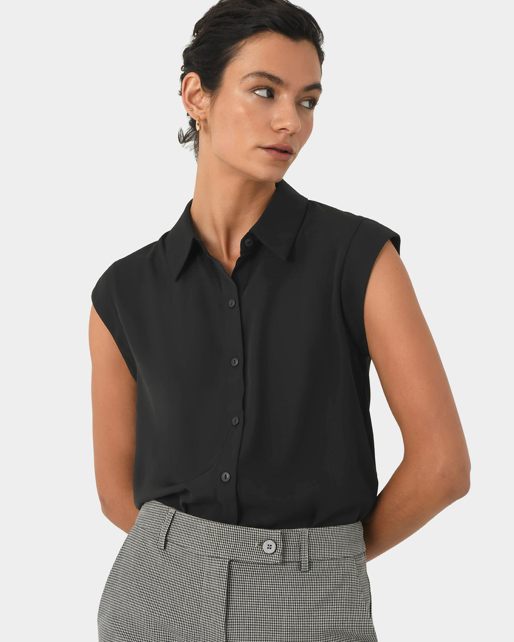 Katerina Cap Sleeve Shirt