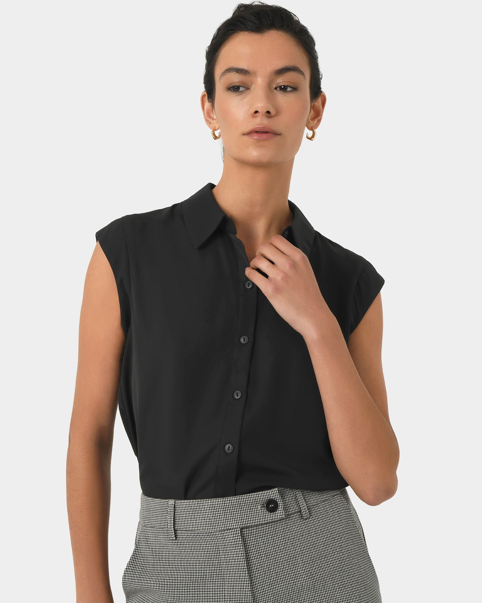 Katerina Cap Sleeve Shirt