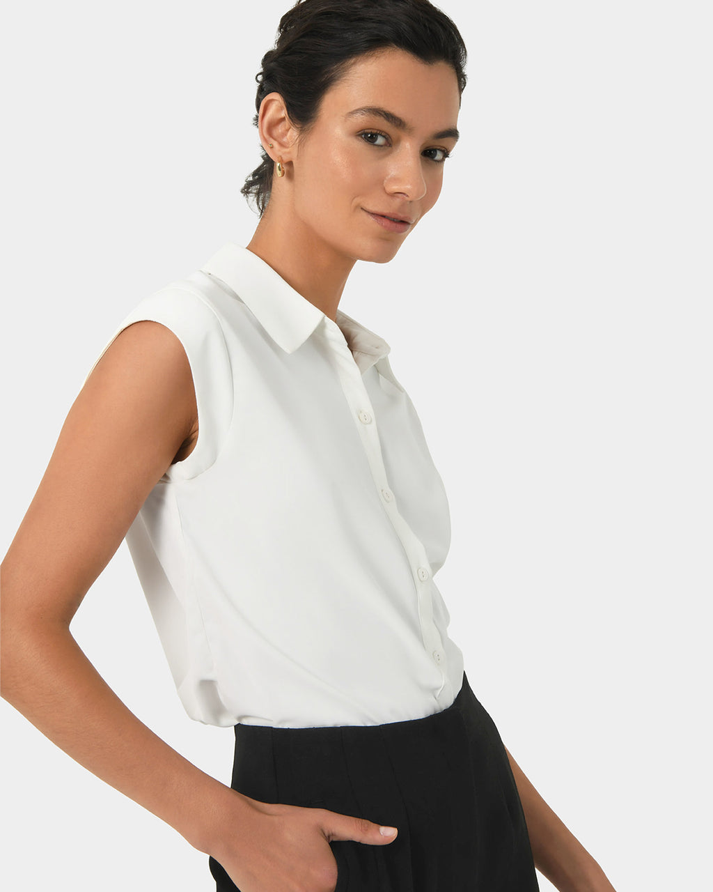 Katerina Cap Sleeve Shirt