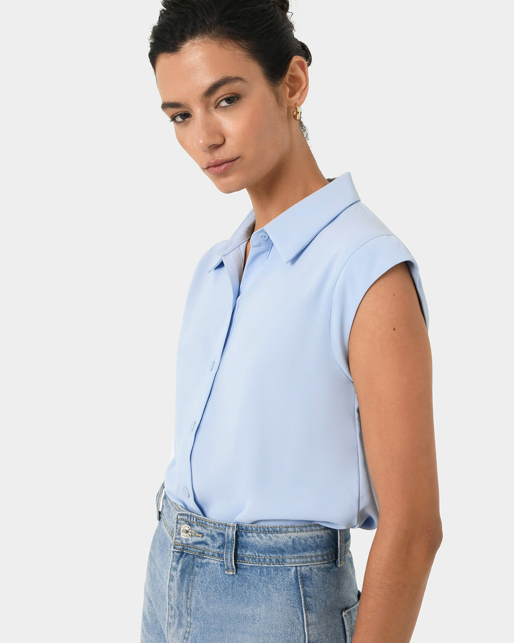 Katerina Cap Sleeve Shirt