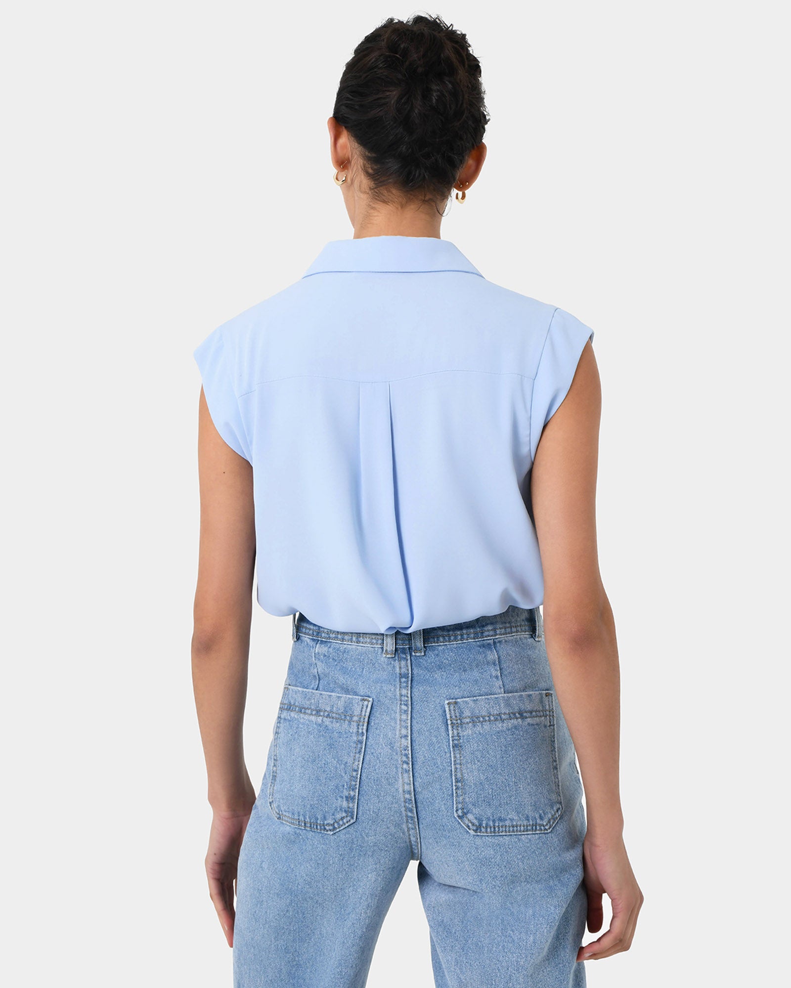 Katerina Cap Sleeve Shirt